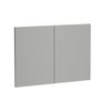 Kaboodle 900mm Oyster Modern Rangehood Doors - 2 Pack