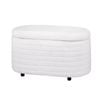 Artiss Boucle Storage Ottoman Oval