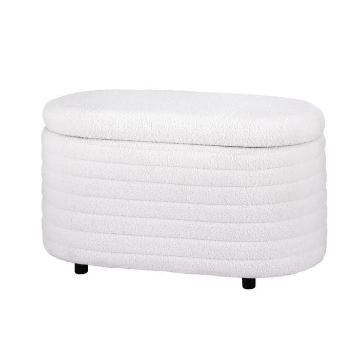 Artiss Boucle Storage Ottoman Oval