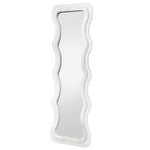 Astin Sinclair 1700 x 600 x 25mm White Boucle Squiggle Mirror
