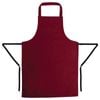 Whites Bib Apron Polycotton Burgundy Hospitality Kitchen Catering Chef Clothing