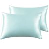 Gioia Casa Luxury Pillowcase 2 Pack - 100% Pure Mulberry Silk On Both Sides - Sage Green