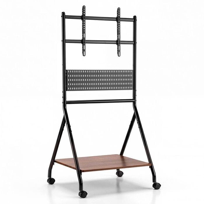Zuni Rolling Tv Stand With Storage For Bedroom Office Living Room