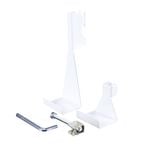 Flexi Storage Home Solutions White Double Slot Over Door Hook