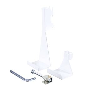Flexi Storage Home Solutions White Double Slot Over Door Hook