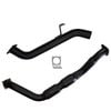 Ignite Exhausts Turbo Back For Toyota Landcruiser 79 Series V8 S/cab 3" Cat & Side Exit 409 Stainless Steel