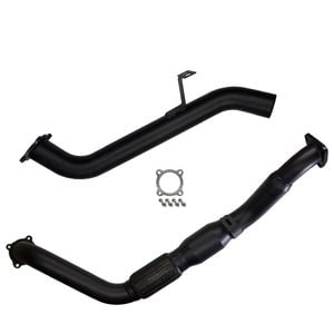 Ignite Exhausts Turbo Back For Toyota Landcruiser 79 Series V8 S/cab 3" Cat & Side Exit 409 Stainless Steel