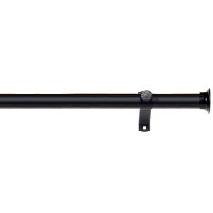Windoware 25mm x 1.0m Wrought Iron Ring Rod with Bracket