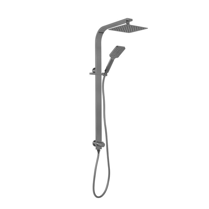 Aquatica Luxeo Shower Centre Brushed Nickel  (Square Heads)