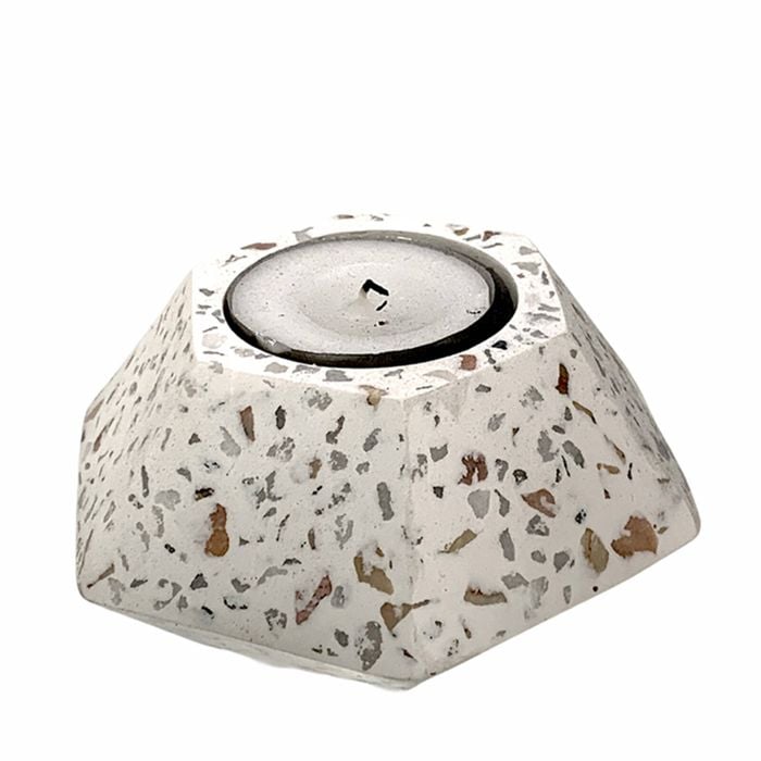 Maine & Crawford Terrazzo 10cm Tealight Candle Holder