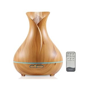 Essential Oil Aroma Diffuser Tulip Light Wood Colour Ultrasonic