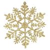 P&P Gold Glitter Snowflake Decorations 36pcs Hanging Ornaments Set
