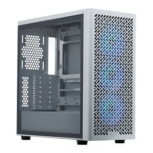Cooler Master Elite 502 Atx Argb Fan Tempered Glass Case - White (without Power Supply) [e502-wgnn-saz]