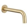 Mondella Resonance Brushed Brass Curved Bath Spout