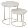 Cooper & Co. Nesting Sonoma Side Tables Set of 2 Travertine Look