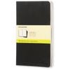 3pc Moleskine 80 Pages Plain Pocket Cahier L Office/student Journal Pad Black