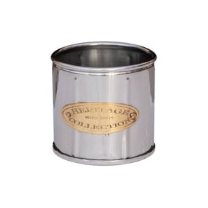 Ssh Collection Heritage Collection Tall Single Bottle Coaster - Nickel With Gold Emblem