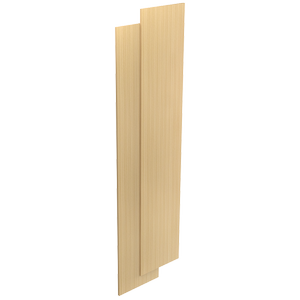 Lugna 2048 x 400 x 16mm Sand End Panel 2 Pack