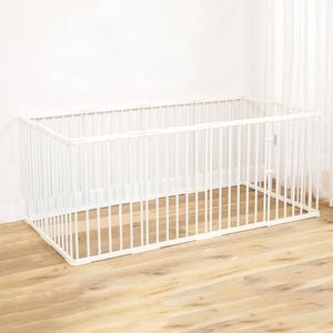 Topet Dog Playpen Enclosure 12 Panel Pet Playpen Fold Exercise Fence Puppy Cage