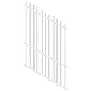ProtectorAl 350 - 1200 x 1800mm Pearl White Raked 16-30º Batten Pool Fence Panel
