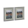 Nicola Spring Photo Frames with 5" x 7" Mount - 8" x 10" - Grey - Pack of 2
