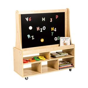 Jooyes Kids Magnetic Standing Easel White And Black Board - 100cm | Easel | 111.5cm