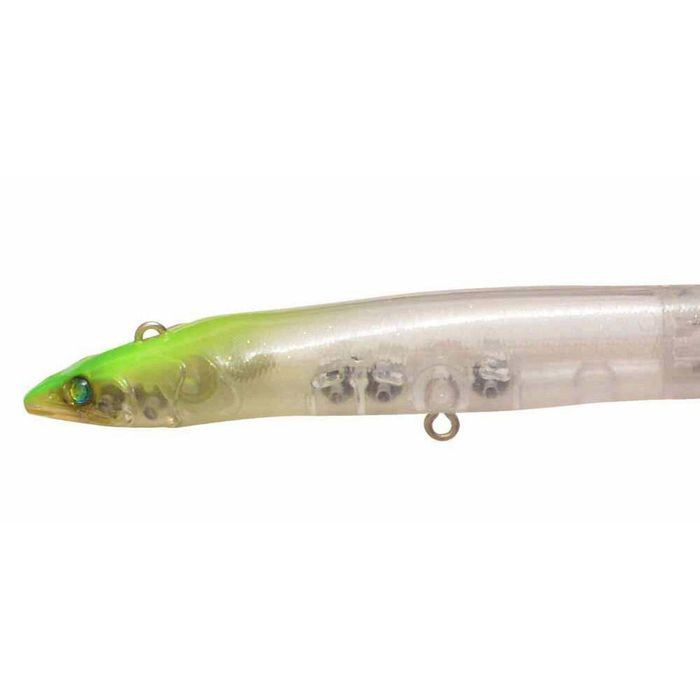 Megabass Eeler 9.4" 125mm 1oz Multi Jointed Silent Swimbait Fishing Lure Signal Head Ghost