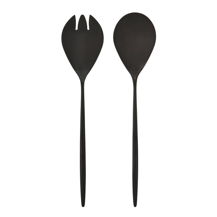 Davis & Waddell Set Of 2 Napier Stainless Steel Salad Servers