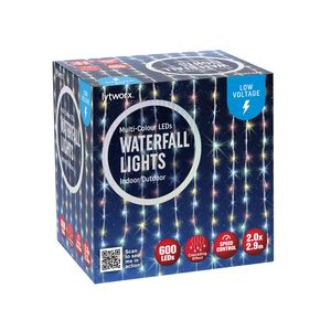 Lytworx Multicolour Low Voltage Waterfall Lights - 600 Pack