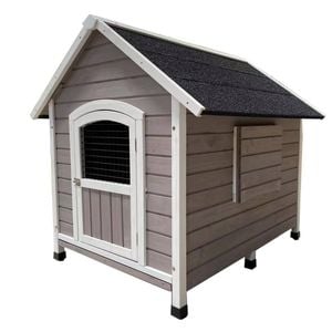 YES4PETS XL Timber Pet Dog Kennel House Puppy Wooden Timber Cabin With Door