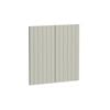 Kaboodle 600mm Pistachio V-Groove Rangehood Doors - 2 Pack