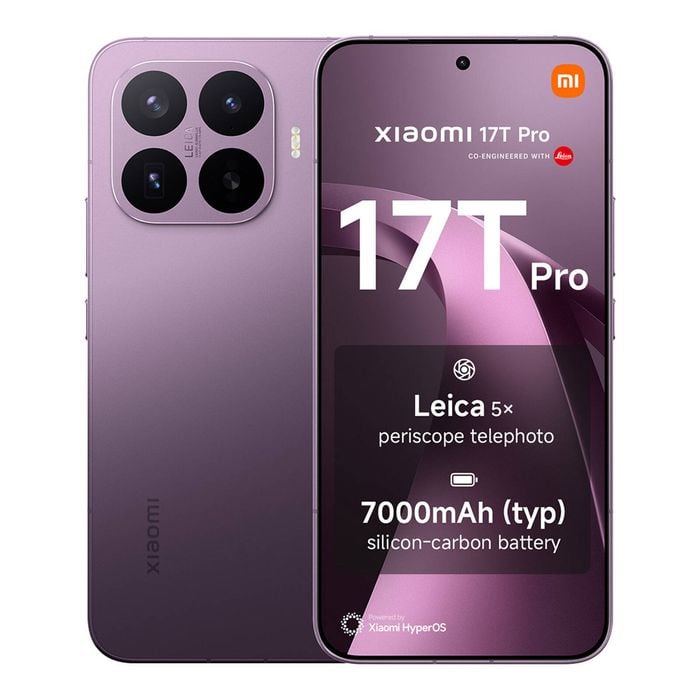 Xiaomi 17T Pro 5G (Dual Sim, 256GB/12GB, Leica Cam, 7000mAh, AU Version) - Purple, network Unbranded, 256GB, 12GB RAM
