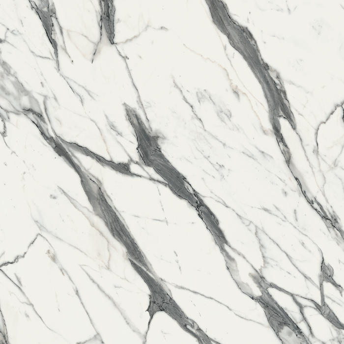 Kaboodle 38 x 901-1200mm Calcutta Grey Double Edged Customisable Benchtop