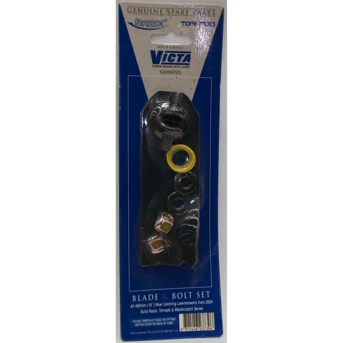Victa 19" Blade & Bolt Set