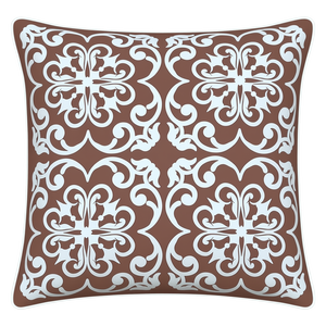 Mojo 45cm Moroccan Terracotta Cushion Cover With Pipe