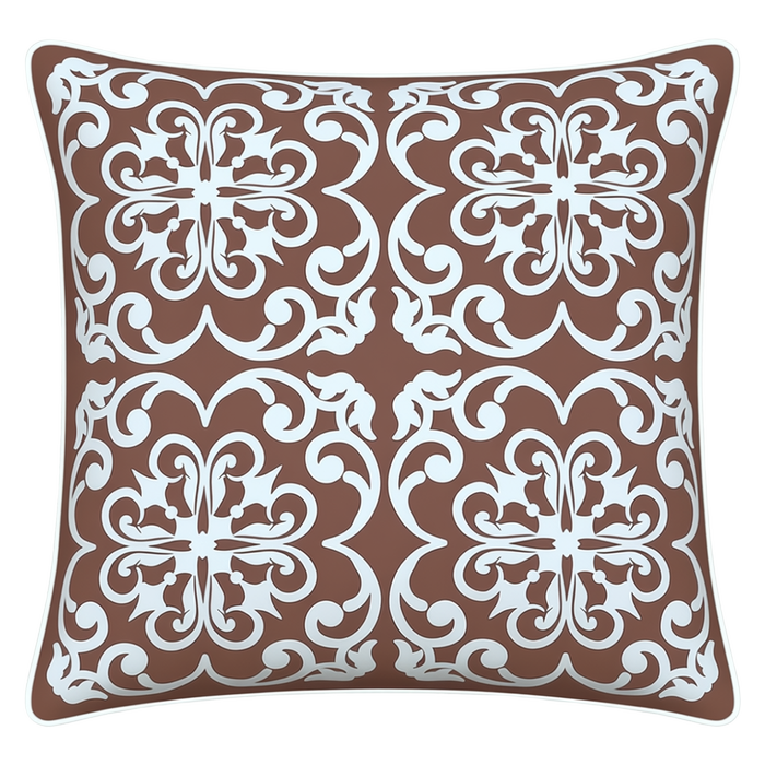 Mojo 45cm Moroccan Terracotta Cushion Cover With Pipe