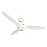 Hunter 132cm White Calabasas 3 Blade DC Ceiling Fan