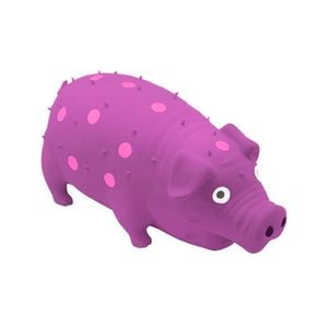 Paws & Claws 21cm Oinky Pig Latex Pet Toy Assorted