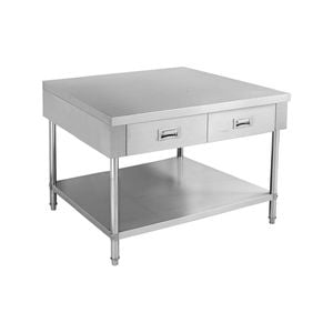 SWBD-7-0900 Work bench with 2 Drawers and Undershelf