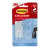 Command Mini Clear Adhesive Hooks - 6 Pack