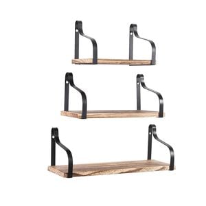 Levede Floating Shelves Wall Mounted 3 Pack Storage Display