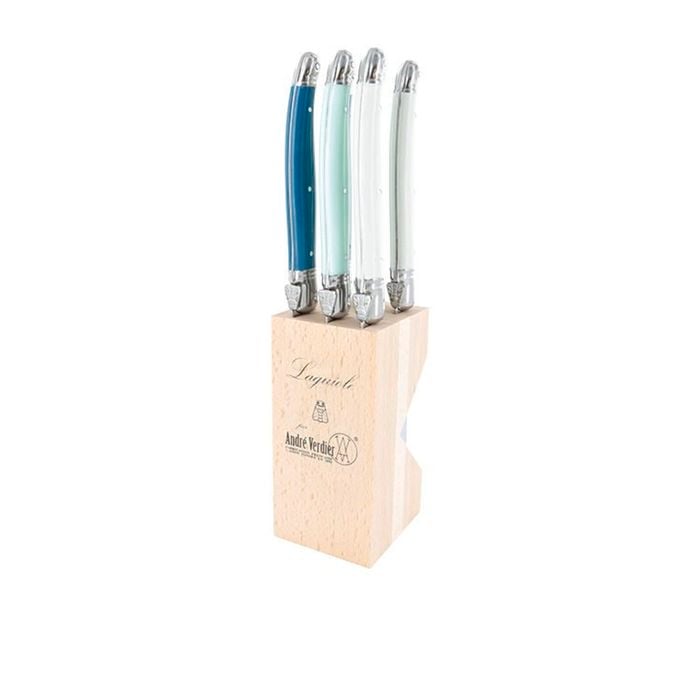 Laguiole by Andre Verdier Debutant Serrated Knives 6pc St. Tropez
