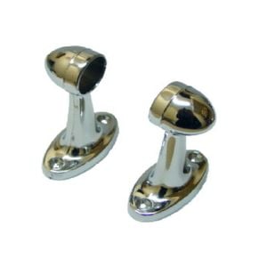 Miles Nelson Pillar Ends 16mm Pair Chrome - 16mm