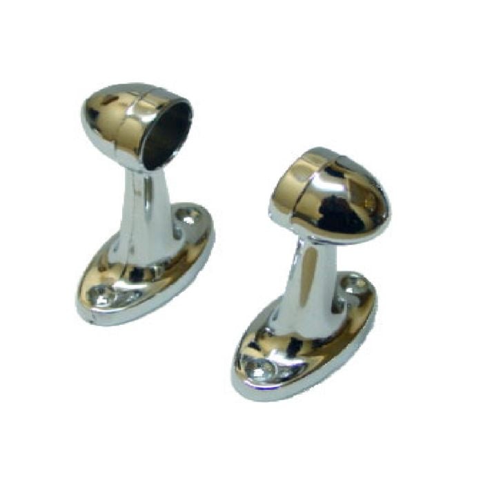 Miles Nelson Pillar Ends 16mm Pair Chrome - 16mm