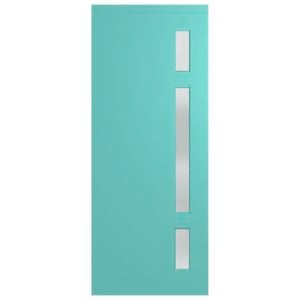 Hume 2340 x 1200 x 40mm Entrance Door Newington Translucent Glass XN2