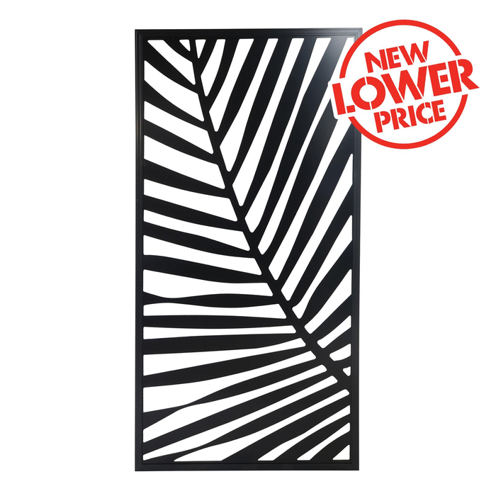 ProtectorAl 940 x 1840mm Black Fern Decorative Panel