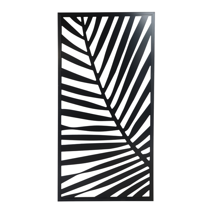 ProtectorAl 940 x 1840mm Black Fern Decorative Panel