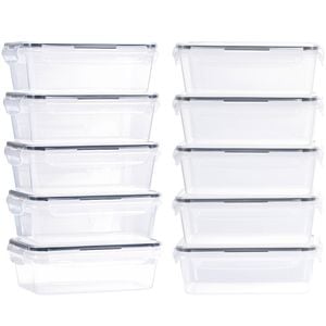 Zuni 10 Pcs Food Storage Containers Leak Proof With Labels & Pen
