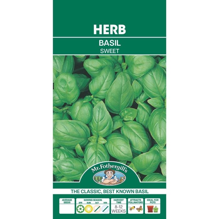Mr Fothergill's Sweet Basil Seeds