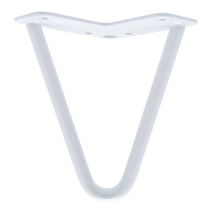 Taskmaster 150 x 12mm White Steel Hairpin 2 Leg